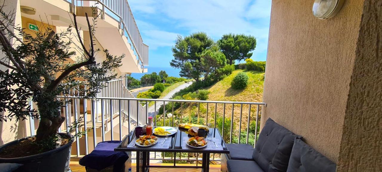 Studio *** "Thalabanyuls" - Vue Mer - Balcon Екстериор снимка