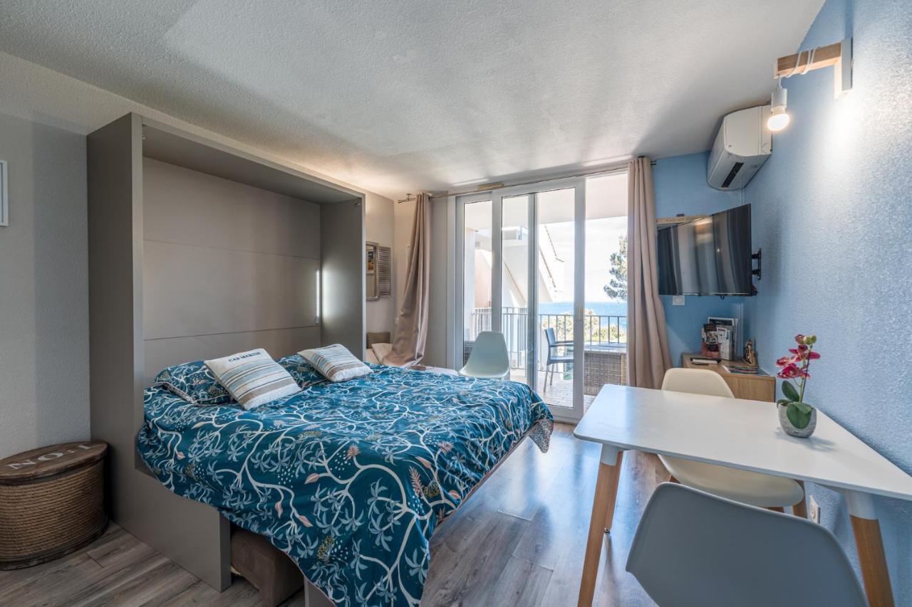 Studio *** "Thalabanyuls" - Vue Mer - Balcon Екстериор снимка