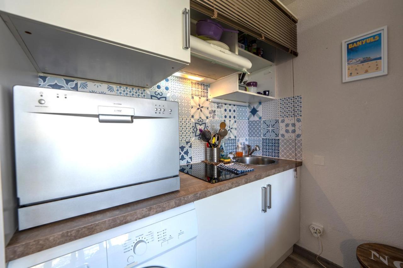 Studio *** "Thalabanyuls" - Vue Mer - Balcon Екстериор снимка